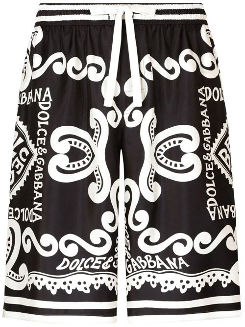 Pantaloncini stampa logo all-over Dolce & Gabbana | GV37ATHI1QDHB4XR